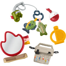 Fisher-Price Juguetes para Bebés Mini Me Moments Campamento y Crinkle, Set de 7 Piezas para Actividades Sensoriales