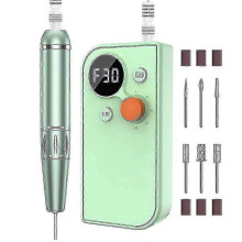 Portable Pen Er Recharable Electric for Acrylic 30000rpm Mani Pedi Tools