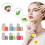 (brown) 2Pcs Multicolor Reusable Silicone Face Ice Globes For Dark Circles & Pore Reduction 4