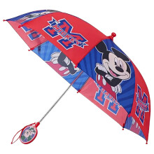 Disney Kids Umbrella, Lightning McQueen and Mickey Mouse Rain Wear For Boys Ages 3-6