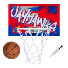Franklin Sports Kansas Canestro da Porta - Canestro per Bambini con Mini Palla - Gioco per Camera + Ufficio
