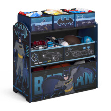 Delta Children Organisateur de Jouets 6 Bacs Design & Store, Batman