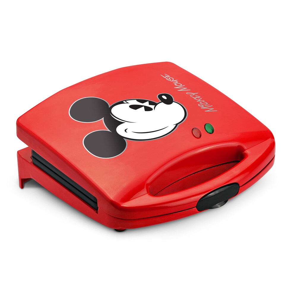 Disney Mickey Mouse Sandwich Maker - Dual Sandwich Maker For Kitchen Appliances - Features Non-Stick Cooking Plates - Mickey Mouse Panini Sandw