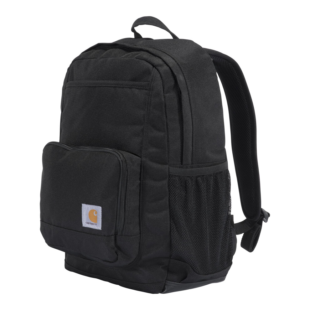 Carhartt 23L Single-Compartment Backpack, Durable Pack With Laptop Sleeve And Duravax Abrasion Resistant Base, Black
