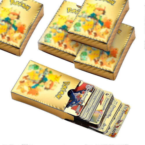 55 Pcs Tcg Deck Box Including Gold Foil Card Assorted Cards