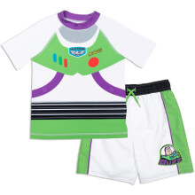 Disney Pixar Toy Story Buzz Lightyear Jungen Rash Guard und Badehosen Set 2T