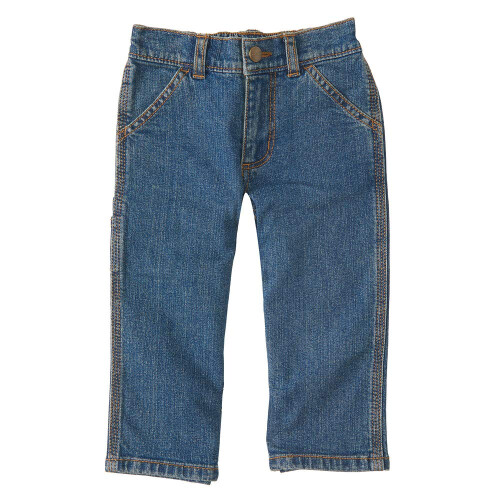 Carhartt Carhartt Jeans Utility Denim per Bambini, Blu Medio, 3 Anni