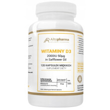 Alto Pharma Witaminy D3 2000 IU 120 kapsułek