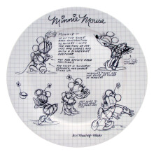 Disney Sketchbook Minnie Dessertteller, Set von 4