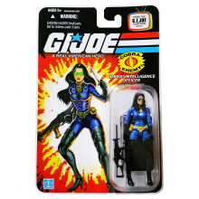G.I. Joe 25th Anniversary Cartoon Series Cardback: Baroness (Cobra Intelligence Officer) 3.75 Inch Action Figure