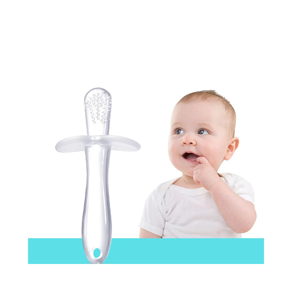 Baby Molar Stick Liquid Silicone Teething Toy Anti-Swallow Oral Care Baby Chewing Training Newborn Infant Elastic Teether Toys