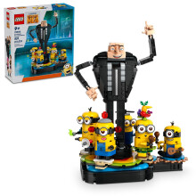 LEGO Despicable Me 4 Figura de Gru y Minions Construible, Juguete de Minions para Niños