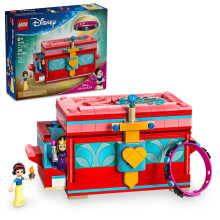 LEGO | Disney Snow Whites Jewelry Box, Snow White and The Evil Queen Mini Doll Figures, Building Disney Toy for Kids, Birthday Gift for 6 Years Old Gi