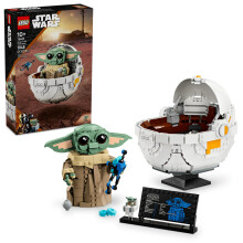 LEGO Star Wars: The Mandalorian Grogu with Hover Pram Building Toy Set - Star Wars Toy for Kids, Boys and Girls, Ages 10+ - Gift Idea for Birthday - 7