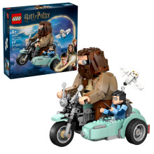 LEGO Harry Potter Paseo en Motocicleta de Hagrid y Harry - Juguete para Niños de 9+