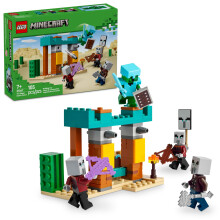 LEGO Minecraft Patrulla del Desierto de Illager - Juego de Construcción y Figuras - para Niños de 7 Años en Adelante