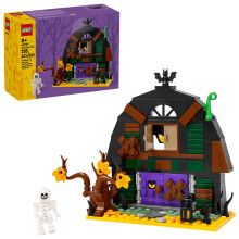 LEGO Halloween Barn Building Toy for Kids - Room Decor & Pretend Play Set for Boys & Girls, Ages 9+ - Gift for Halloween or Birthdays - Includes Scary