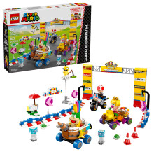 LEGO Super Mario: Mario Kart Baby Peach & Grand Prix Set Home Circuit - Nintendo Toy Building Set for Kids, Girls and Boys, Ages 8+ - Collectible Mari