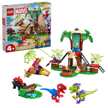 LEGO Marvel Spidey y sus increíbles amigos: batalla de raptors de Spidey y Gobby en la casa del árbol