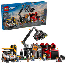 LEGO City Chatarrería con Coches - Juguete de Construcción para Niños +7