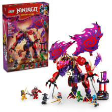 LEGO NINJAGO Thunderfang Dragon of Chaos Building Toy for Kids Ages 8+ - Dragon Rising Playset with 6 Minifigures and Poseable Dragon Figure - Birthda