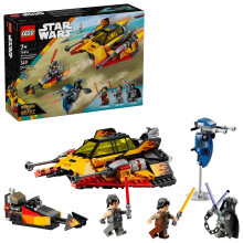 LEGO Star Wars: Rebuild The Galaxy The Force Burner Snowspeeder Building Toy - 2 in 1 Pretend Play Set W/ 3 Minifigures for Kids, Ages 7+ - Collectibl