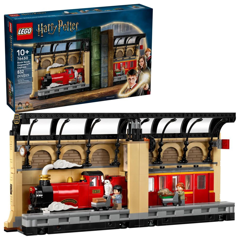 Lego Harry Potter Book Nook: Hogwarts Express - Kids Toy - Diy Kit And Pretend Play Building Set For Boys And Girls, 10+ - Includes Collectible Harry