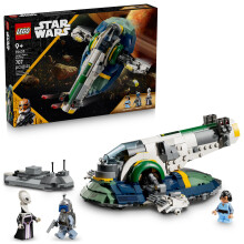 LEGO Star Wars: Attack of The Clones Jango Fett's Starship Building Toy - Pretend Play Set for Boys & Girls, Ages 9+ - Collectible Model Kit & Kids Ro