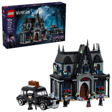 LEGO Wednesday Morticias Cottage Building Toy - Pretend Playset with Buildable Car for Kids, Ages 10+ - W/Morticia, Lurch, Bianca, & Wednesday Addams