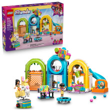 LEGO Friends Fun Indoor Playground Building Toy for Girls & Boys - Pretend Play Set for Kids, Ages 7+ - W/Sonia, Liann & Nova Minidolls & Accessories