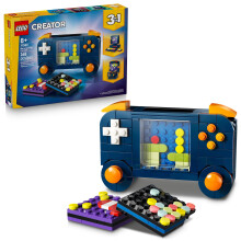 LEGO Creator 3 in 1 Retro Gaming Console Building Toy for Boys & Girls - Kids Build a Console, Mini Arcade Game, or Mini Computer - Gift Idea for Gami