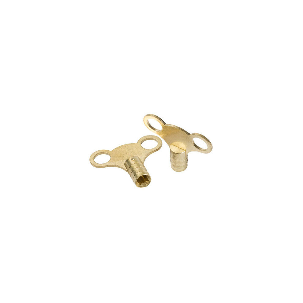 Dickied Brass Clock-Type Radiator Bleed Keys 2Pk - 11.016 - Dickie Dyer Brass - Dickie Dyer Brass Clocktype Radiator Bleed Keys 2Pk 11016 476883 8502022194344