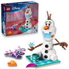 LEGO Disney Frozen Olaf and Brunis Picnic Fun Building Toy - Frozen Toys for Girls & Boys, Ages 7+ - Disney Gifts for Kids & Fans - 43287