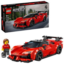 LEGO Speed Champions Ferrari SF90 XX Stradale Sports Car Building Toy for Kids - Building Set W/Ferarri Driver Minifigure for Boys & Girls, Ages 9+ -