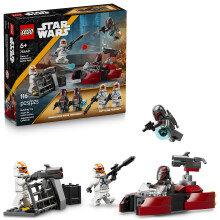 LEGO Star Wars Siege of Mandalore Battle Pack Building Toy for Boys & Girls - The Mandalorian Pretend Play Set W/4 Character Minifigures for Kids & Fa