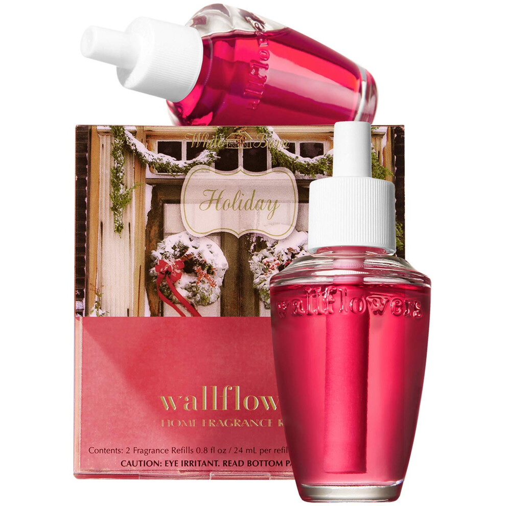Bath & Body Works Holiday Wallflowers Home Fragrance Refills, 2-Pack (1.6 Fl Oz Total)
