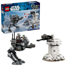 LEGO Star Wars AT-RT Attack - Building Toy for Boys & Girls, Ages 7+ - with The Mandalorian & Grogu Minifigures - Playset for Kids - Gift for Birthday