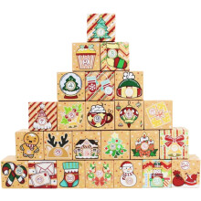 Adventskalender zum Befüllen 24 Schachteln DIY Weihnachten — adventskalender diy, 24 weihnachtsboxen, adventskalender zum befüllen