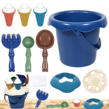 Spielzeugset für den Sandkasten für Kinder Eimer Schaufeln Gartengeräte — sandkastenzubehör, eimer schaufel, strandspielzeug 3, eisförmchen set
