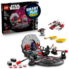 LEGO Star Wars SMART Play: Throne Room Duel & A-Wing Interactive Building Toy - All-in-One Set - Reacts to How You Move and Play with a SMART Brick -