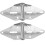 Heavy duty garage door bracket hinge accessory - 2pcs set 2