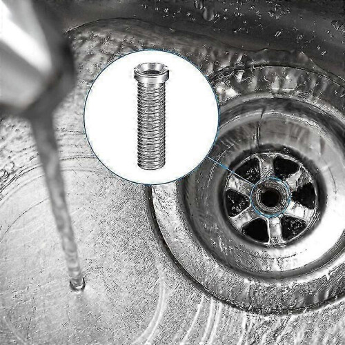 Vis de vidange pour crépine d'évier 70 mm, accessoires en acier inoxydable 1