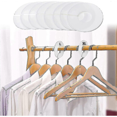 Clothing rack divider 20 pieces for wardrobe size tabs 1