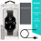 Reflex Active Series 23 Black Mesh Strap Fitness Smart Watch 5