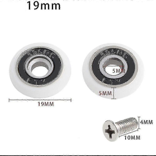 Ersatzrollen für 19-mm-Duschtüren, 8er-Set 2