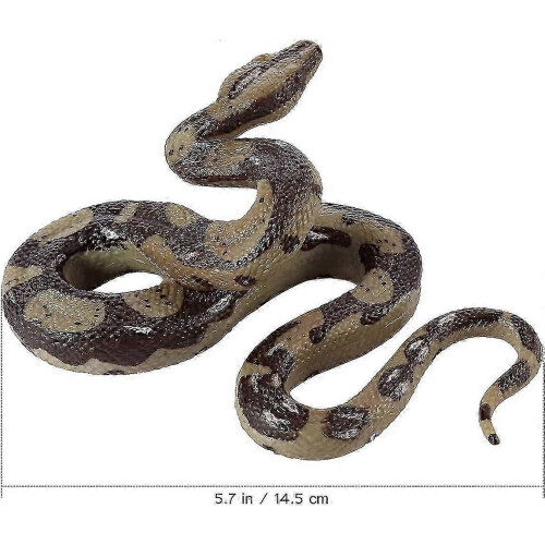 Modèle de python en caoutchouc pour accessoires effrayants - Simulation de faux serpent 2