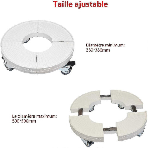 Support à plantes robuste avec roulettes pour une utilisation intérieure et extérieure 2
