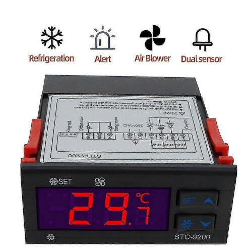 Digitálny regulátor teploty STC-9200 pre chladiace systémy 1
