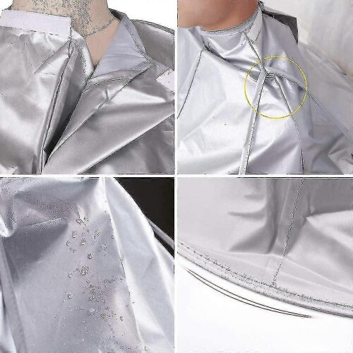 Cape de coiffure pour salons avec kit de fixation auto-adhésive 2