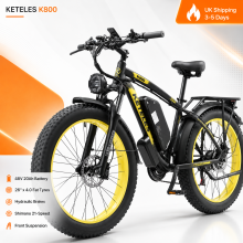 Keteles 48V20AH 21Speeds 26in Fat Tire Ebike 750W